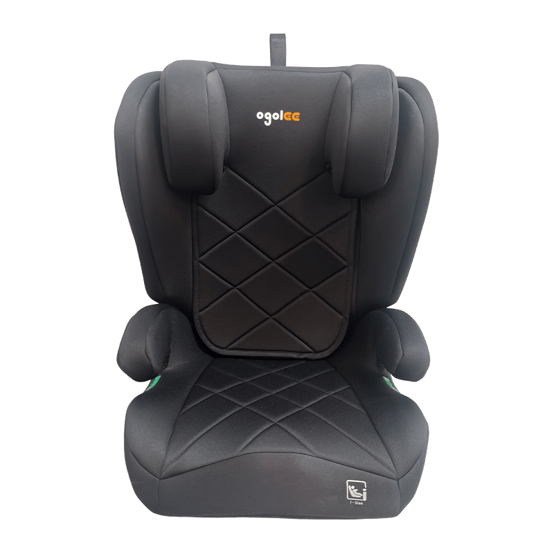 OG303B с автомобильным сиденьем isofix, автокресло группировки 2 3, складываемое, черное, с тиснением