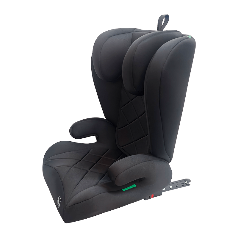 OG303B с автомобильным сиденьем isofix, автокресло группировки 2 3, складываемое, черное, с тиснением