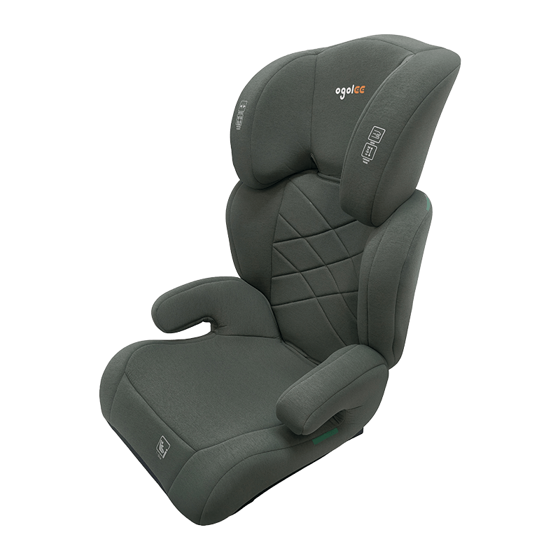 OG301 с автомобильным сиденьем isofix, автокресло 2 3 3, складываемым, розовый, розовый с тиснением